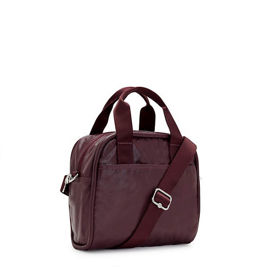 Sacs À Bandoulière Kipling Hadya Metallic Bordeaux | FR 1800KO